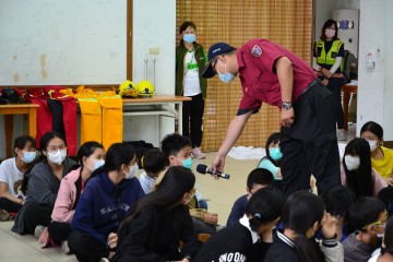  北埔消防分隊宣導居家消防